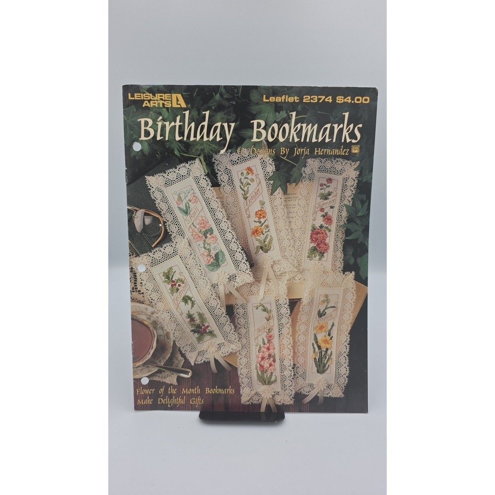 Birthday Bookmarks, 1993, Leaflet 2374 Cross Stitch Pattern